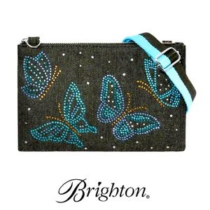 New Brighton Sparkle Butterfly Crossbody Bag